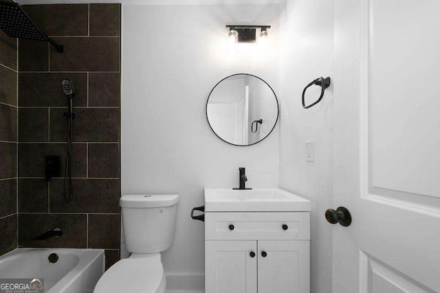 6 W Point Dr SE, Lindale, GA 30147 - bathroom with vanity and shower / bath combination