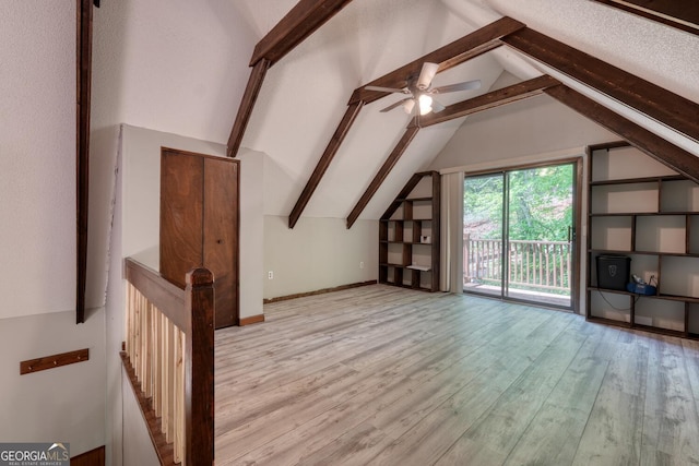 224 Shake Rag Rd, Hiawassee, GA 30546 - additional living space featuring wood finished floors and ceiling fan