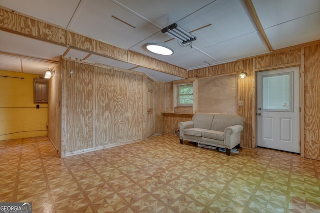 224 Shake Rag Rd, Hiawassee, GA 30546 - basement with wooden walls