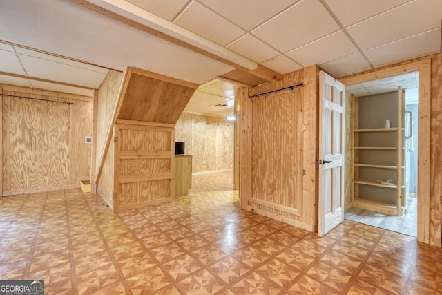 224 Shake Rag Rd, Hiawassee, GA 30546 - bonus room featuring wood walls and baseboards