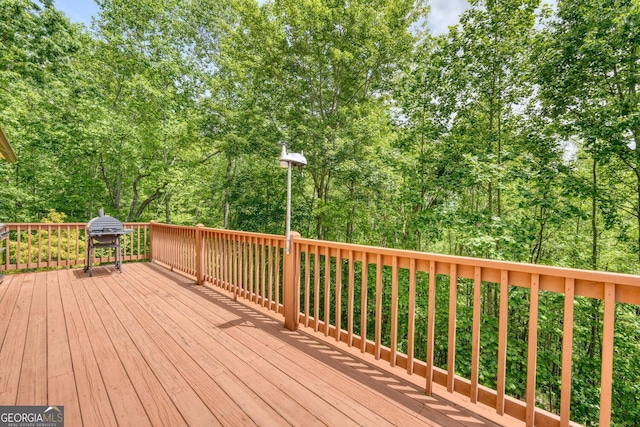 224 Shake Rag Rd, Hiawassee, GA 30546 - wooden terrace featuring area for grilling