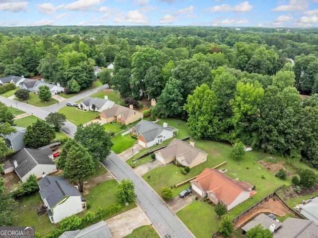 467 Ravinia Way, Lawrenceville, GA 30044 - aerial view of residential area with a forest