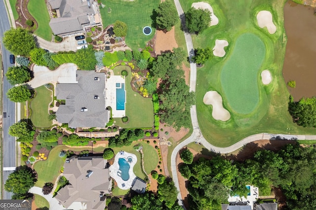 3057 Watsons Bnd, Milton, GA 30004 - aerial view of property and surrounding area with a golf course