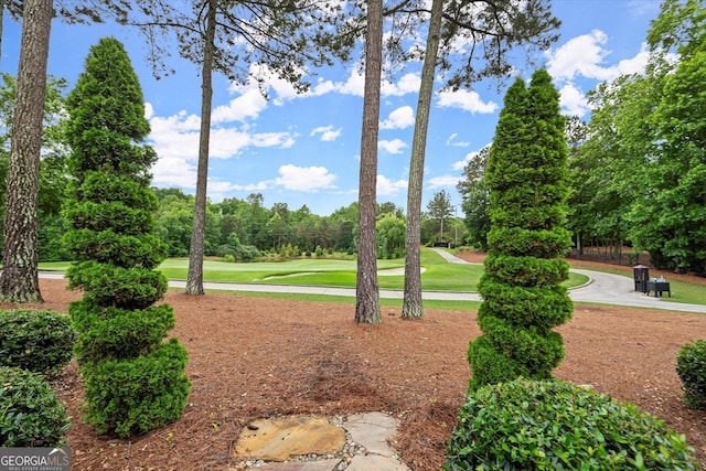 3057 Watsons Bnd, Milton, GA 30004 - view of home's community featuring view of wooded area, view of golf course, and a lawn