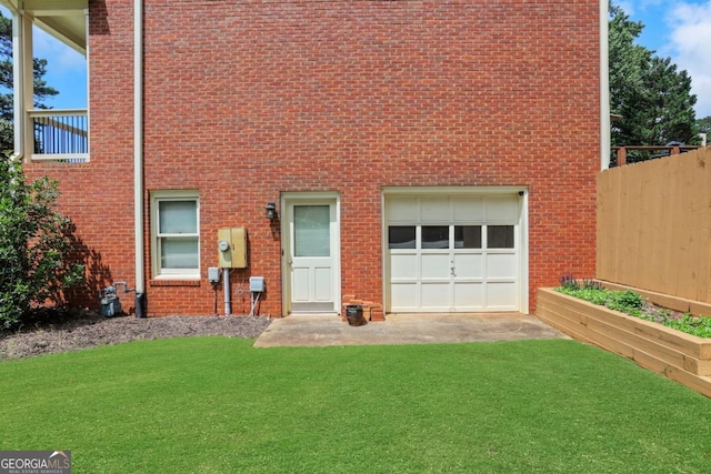 2535 Winthrope Way, Lawrenceville, GA 30044 - view of front of home featuring an attached garage, brick siding, and driveway