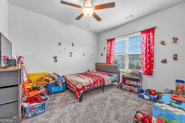 51 Waterfowl Ct, Jefferson, GA 30549 - carpeted bedroom with a ceiling fan