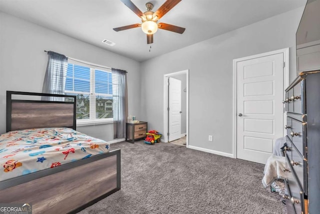 51 Waterfowl Ct, Jefferson, GA 30549 - bedroom with carpet and a ceiling fan
