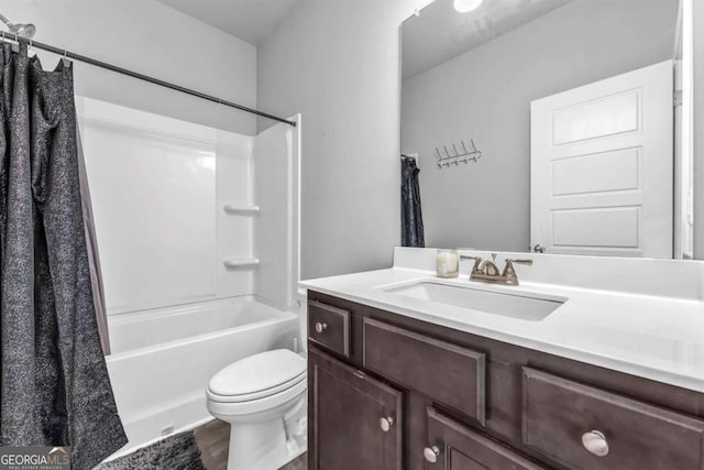 51 Waterfowl Ct, Jefferson, GA 30549 - bathroom featuring vanity and shower / tub combo