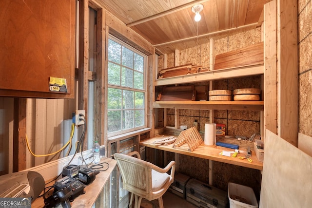 311 Lonesome Pine Trl, Blairsville, GA 30512 - office featuring wooden ceiling
