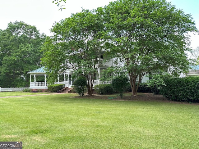 12001 Layfield Rd, Upatoi, GA 31829 - view of yard with a porch
