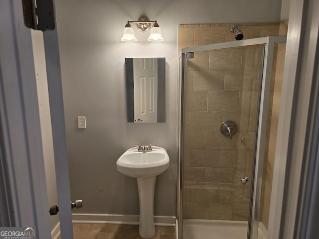 490 Rockwell St SW, Atlanta, GA 30310 - full bathroom featuring a stall shower and tile patterned flooring