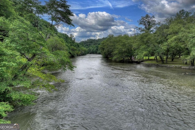 190 Toccoa Heights Rd, Blue Ridge, GA 30513 - water view featuring a heavily wooded area