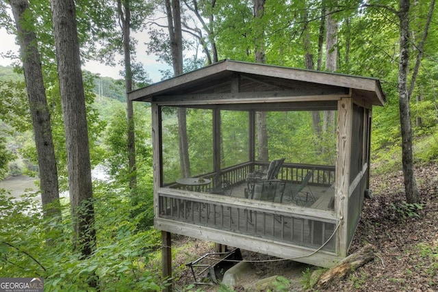 190 Toccoa Heights Rd, Blue Ridge, GA 30513 - view of home's community with a wooden deck