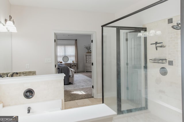 1325 Adams Rd, Meansville, GA 30256 - ensuite bathroom featuring a shower stall, a tub to relax in, and vanity