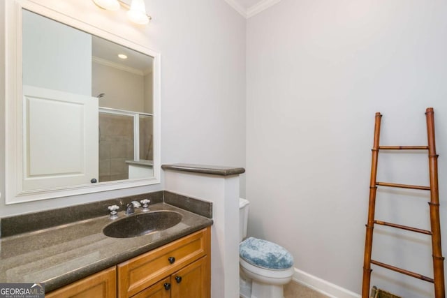 11 Perimeter Ctr E Unit 1412, Atlanta, GA 30346 - full bath with crown molding, vanity, and a shower