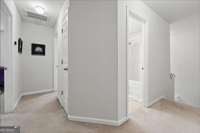 2545 Gatewater Ct, Cumming, GA 30040 - corridor with carpet floors, an upstairs landing, and baseboards