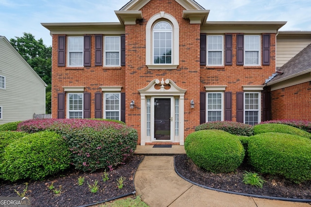 199 Eastham Ct, Suwanee, GA 30024 - view of front of home with brick siding