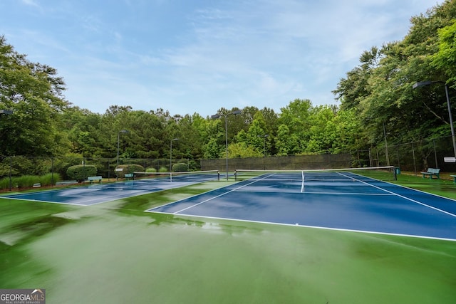 199 Eastham Ct, Suwanee, GA 30024 - view of tennis court