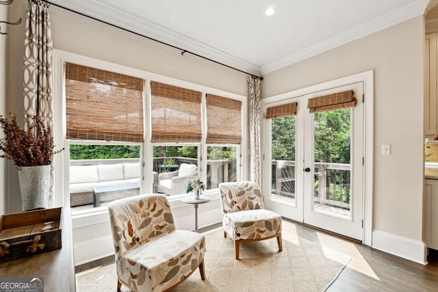 100 Pine Mist Cir, Alpharetta, GA 30022 - sunroom / solarium featuring french doors