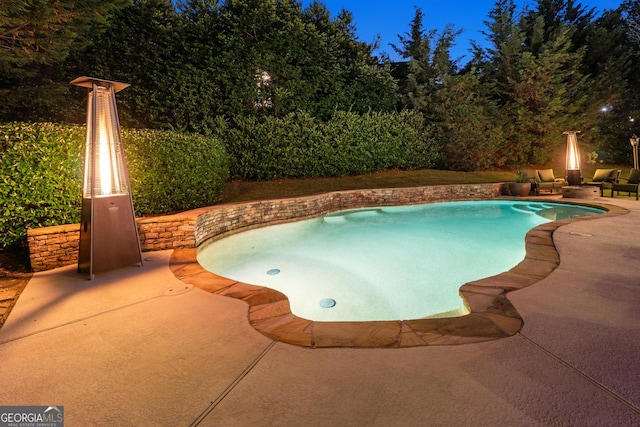 100 Pine Mist Cir, Alpharetta, GA 30022 - view of swimming pool with a patio area