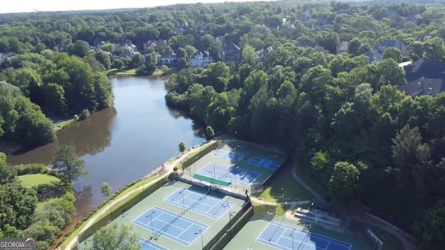 100 Pine Mist Cir, Alpharetta, GA 30022 - aerial view of a forest and a nearby body of water