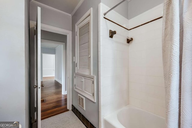 170 Stanton Way, Athens, GA 30606 - full bath featuring ornamental molding and shower / tub combo