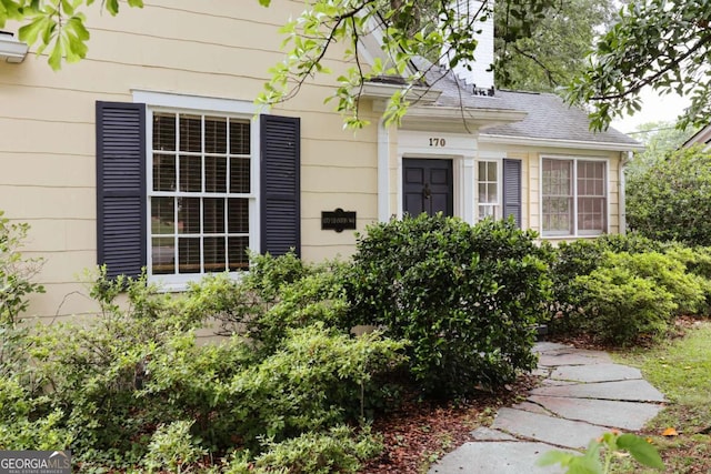 170 Stanton Way, Athens, GA 30606 - view of exterior entry featuring a chimney