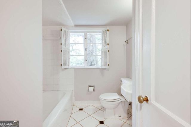 170 Stanton Way, Athens, GA 30606 - full bathroom with toilet, tile patterned flooring, and baseboards