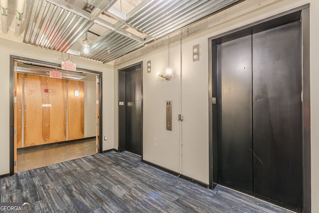 120 Ralph Mcgill Blvd NE Unit 1502, Atlanta, GA 30308 - hall featuring elevator and baseboards