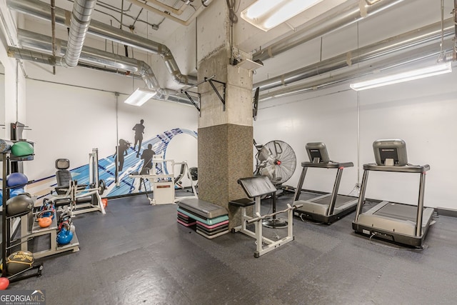 120 Ralph Mcgill Blvd NE Unit 1502, Atlanta, GA 30308 - view of exercise room