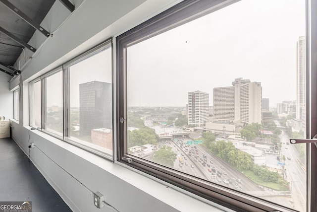 120 Ralph Mcgill Blvd NE Unit 1502, Atlanta, GA 30308 - unfurnished sunroom with healthy amount of natural light and a city view