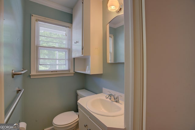 25 Ridge Dr SW, Rome, GA 30165 - bathroom featuring ornamental molding and vanity