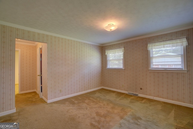 25 Ridge Dr SW, Rome, GA 30165 - carpeted empty room with ornamental molding and baseboards