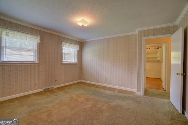 25 Ridge Dr SW, Rome, GA 30165 - spare room with ornamental molding and carpet