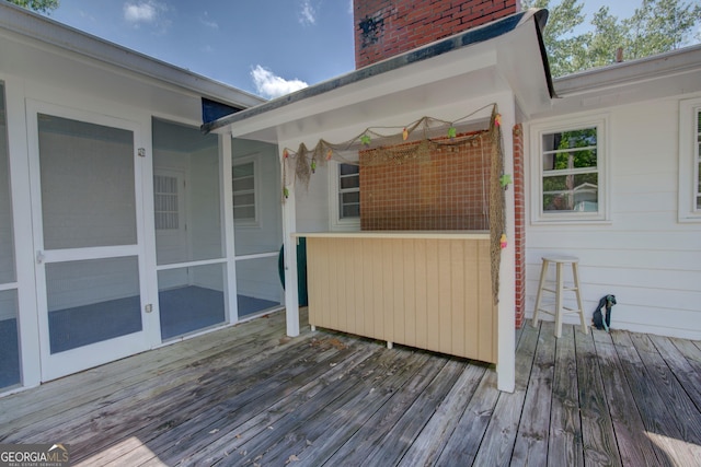 25 Ridge Dr SW, Rome, GA 30165 - view of wooden terrace