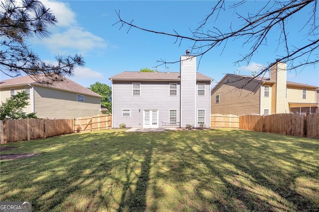 436 Crestmont Ln, Canton, GA 30114 - rear view of house featuring french doors