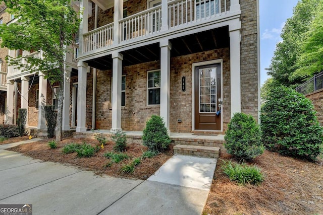747 Topsail Ln, Alpharetta, GA 30005 - property entrance featuring brick siding