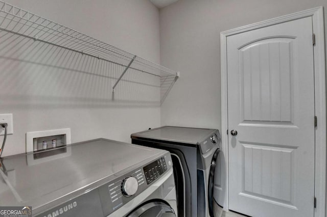 747 Topsail Ln, Alpharetta, GA 30005 - washroom featuring washing machine and clothes dryer