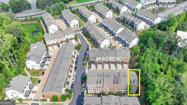 747 Topsail Ln, Alpharetta, GA 30005 - view of property location featuring property boundaries highlighted and nearby suburban area