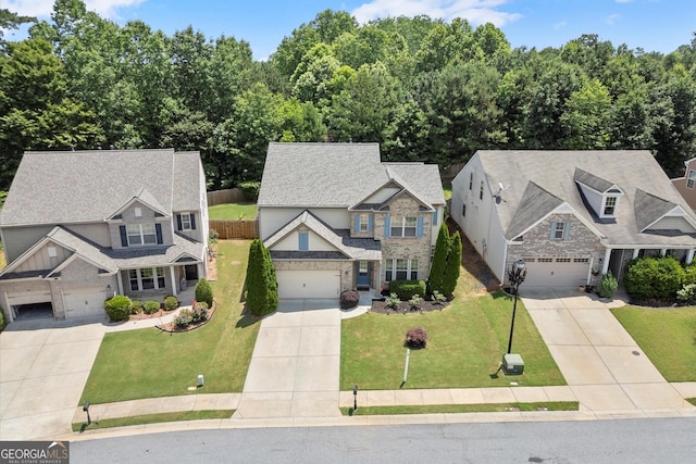 4965 Brierstone Dr, Alpharetta, GA 30004 - view from above of property