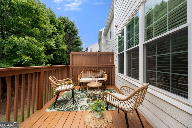 3655 Chattahoochee Summit Dr SE Unit 16, Atlanta, GA 30339 - view of wooden terrace