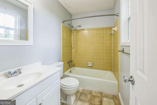 4572 Colonial Rd, Augusta, GA 30907 - full bathroom featuring bathtub / shower combination and vanity