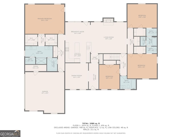104 Bonny Oaks Dr, Lagrange, GA 30240 - view of room layout