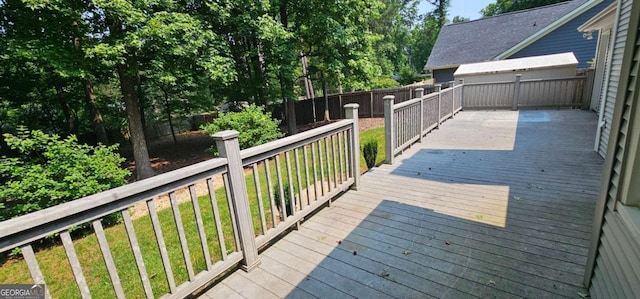 2123 Condor Dr, Lawrenceville, GA 30044 - view of wooden terrace