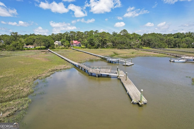 515 Youmans Rd, Midway, GA 31320 - dock area featuring a water view