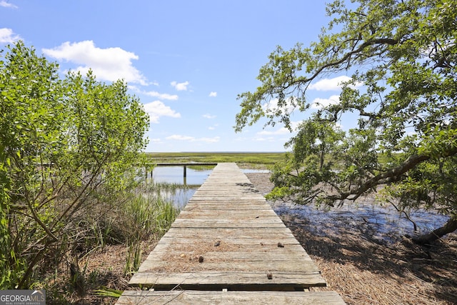515 Youmans Rd, Midway, GA 31320 - dock area featuring a water view
