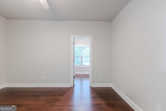 3758 Lake Haven Way, Atlanta, GA 30349 - unfurnished room featuring dark wood-style floors and baseboards