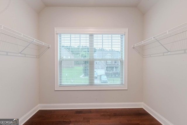 3758 Lake Haven Way, Atlanta, GA 30349 - spacious closet with dark wood-style floors