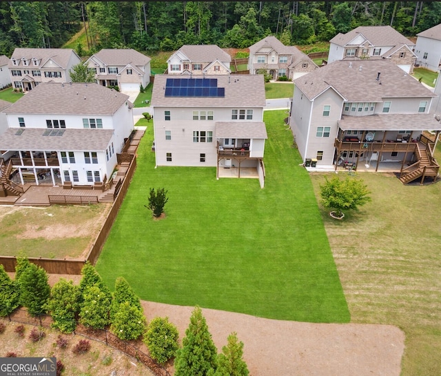 3755 Gardenside Ct, Alpharetta, GA 30004 - aerial perspective of suburban area