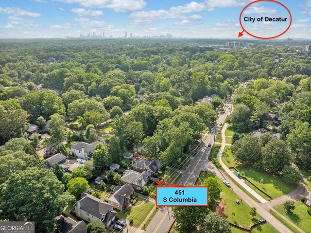 451 S Columbia Dr, Decatur, GA 30030 - aerial view of a forest